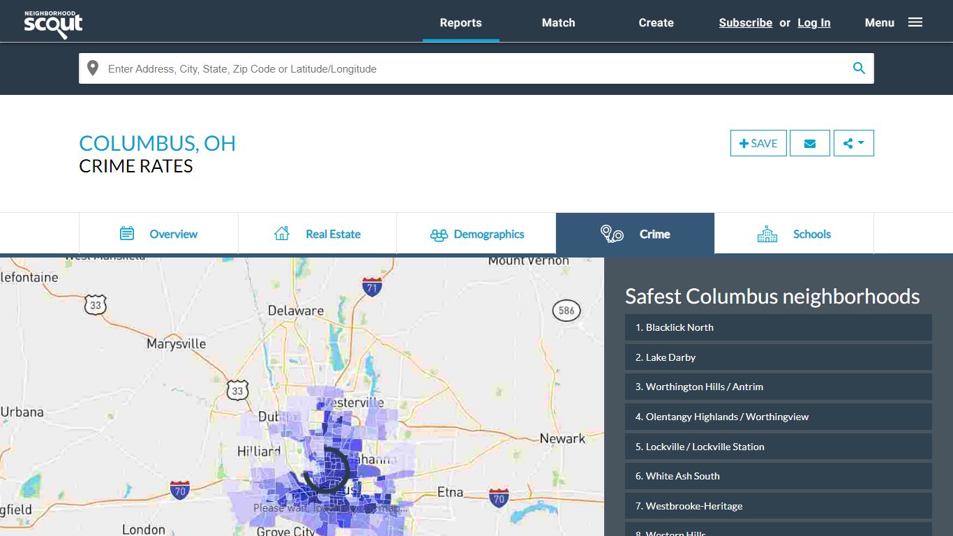 Columbus, OH Crime Rates and Statistics - NeighborhoodScout